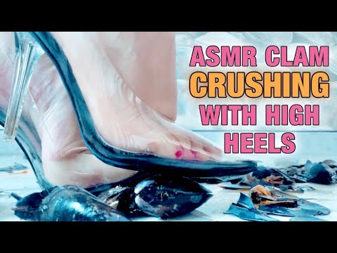 ASMR | Clam Crushing with High Heels 4K