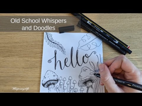 Old School Doodling || WhisperingLife ASMR