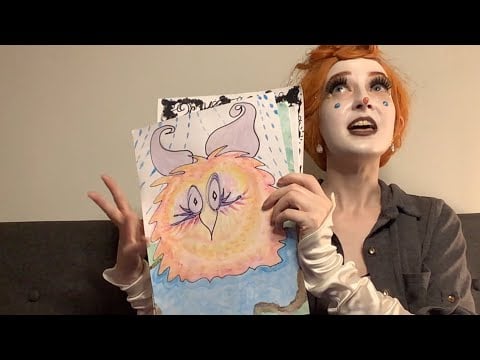 Lofi ASMR Clown Gives You Insight Interpreting Creatures Doodles - Soft Spoken Roleplay Paper Sounds
