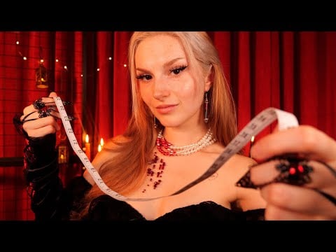 ASMR Vampire Seductress Measures You For A Feast