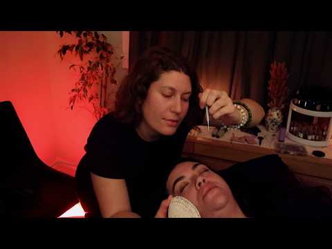 ASMR  | 40-Minute LONG Reiki Energy Work | Gentle Face & Neck Attention for Peace