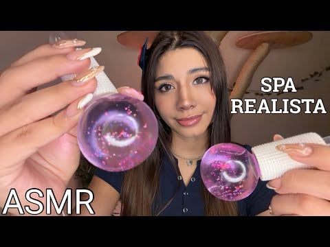 ASMR SPA /  TE HAGO la SKINCARE REALISTA e INTENSA para DORMIR RÁPIDO / LIMPIEZA FACIAL -SPA