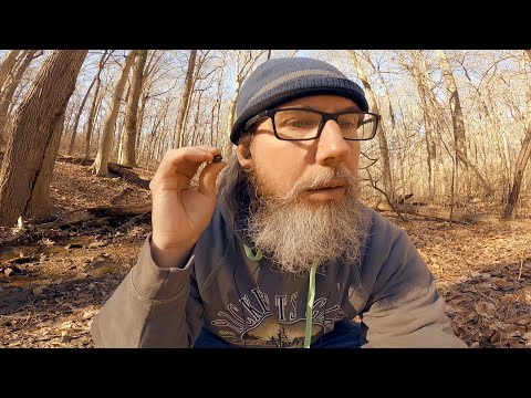 Winter Nature Walk & Exploration ASMR (Crunchy Leaves, Gravel, Trickling Stream, etc.)