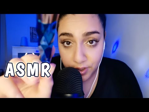 ASMR MOUTH SOUNDS & FACE BRUSHING