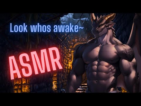 [Furry ASMR] Dragon Captures You And Licks You.