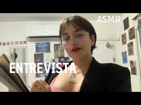 asmr mi mejor rp ENTREVISTA psicóloga te hace preguntas