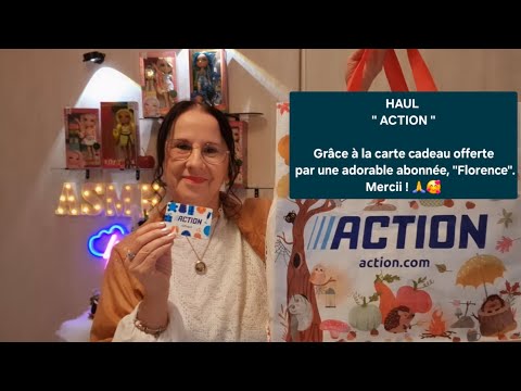 Asmr français, HAUL "Action" grâce à la carte cadeau, offerte par une adorable abonnée Florence. 🙏🥰