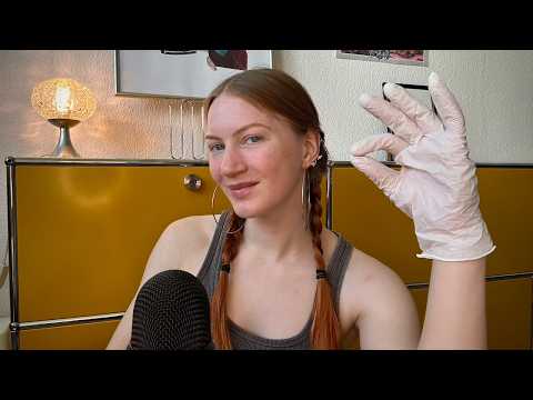 ASMR mit Latexhandschuhen 🤌🏼 Einschlafgarantie (4K & 100% mic sensitivity)