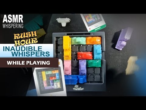 ASMR: Inaudible whispers and mouth sounds while playing | ASMR mumbling mouth sounds triggers