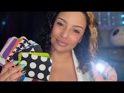 ASMR Eye Exam With Flash Cards (South African Accent)