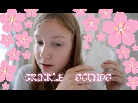 ASMR: crinkle sounds~soft spoken