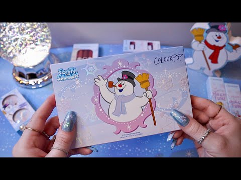 ASMR Frosty the Snowman x Colourpop Collection Unboxing ☃️❄️