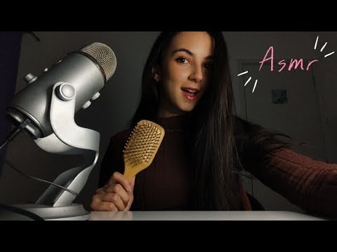 ASMR VISUAL PENTEANDO MEU CABELO! 💆