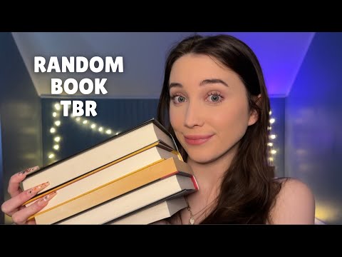 ASMR 📚 Using a Random Number Generator to Choose my TBR Books 😁