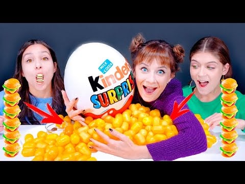 ASMR Big, Medium, Small Plate Food Challenge | Mukbang Compilation
