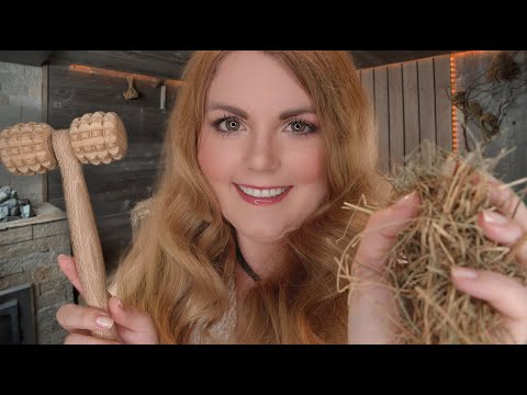 ASMR: Verwöhnende Heu-Massage (Wellness Spa Roleplay)