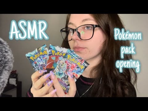 ASMR Pokemon pack opening | Twilight masquerade & Paradox rift ￼