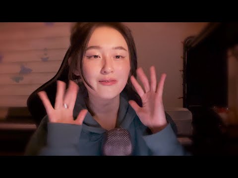 ASMR 🌿 mumbling to myself while doing homework ( inaudible whispers, *echoey* )