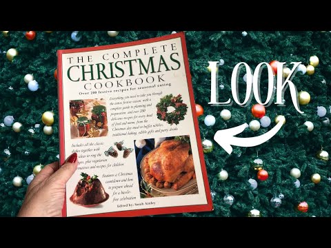 ASMR: Vintage Christmas Cook Book