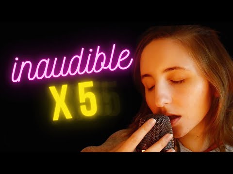 INAUDIBLE MAIS EN X5 ! hyper intense 🥵 (ASMR)