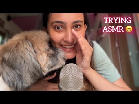 Trying ASMR for the first time POV