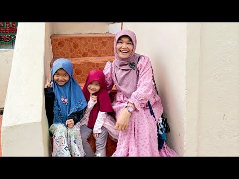 Not ASMR - cute fun with my nieces ❤️ (Indonesian)