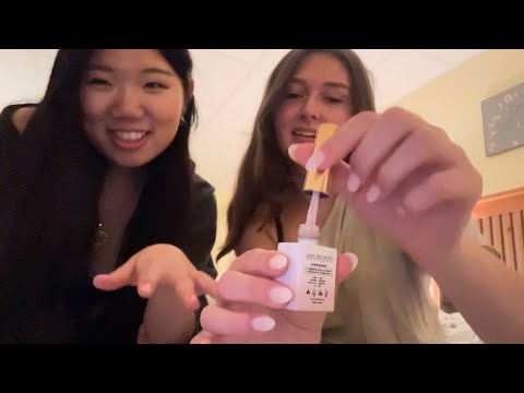 asmr sleepover with the girls 🌷