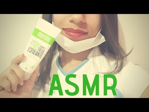 (ASMR PORTUGUES) Roleplay Limpeza de pele