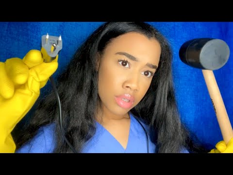 ASMR Doctor Check-up With The Wrong Props 🩺😳 ASMR Medical Exam Role-play