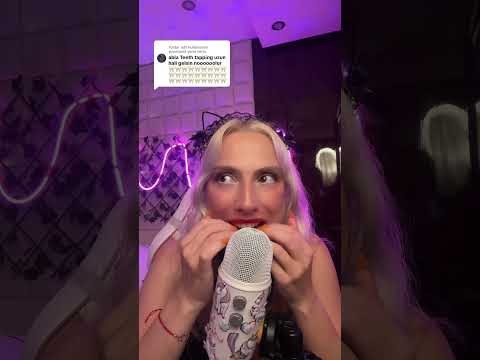 Teeth 🦷 #asmr #asmrsounds #asmrvideo #asmrtiktoks #asmreating #asmrroleplay #diş #teeth