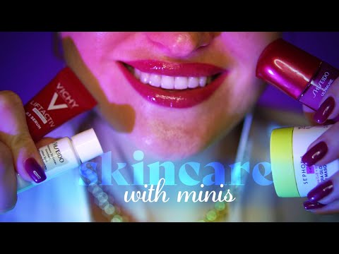 ASMR ~ Face Massage & Skincare with Minis ~ Layered Sounds, Personal Attention, Closeup