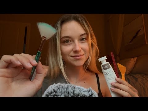 ASMR Combining the 10 Best Personal Attention Triggers for Sleep (While it Storms)