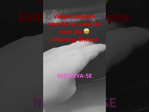 ASMR - Unboxing SHOPEE #asmr #unboxing #shopee #dormir #arrepios