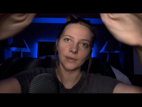 asmr finger flutters, light whispers, plucking energy, personal attention