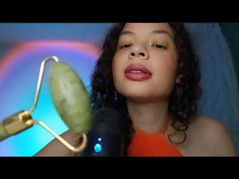 ASMR: RELAXE profundamente COM essa MASSAGEM facial 💆‍♀️😴 (atenção pessoal e sussurros)