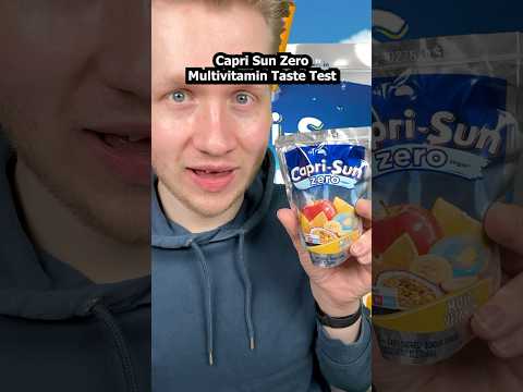 Capri Sun Zero Multivitamin Taste Test #asmr
