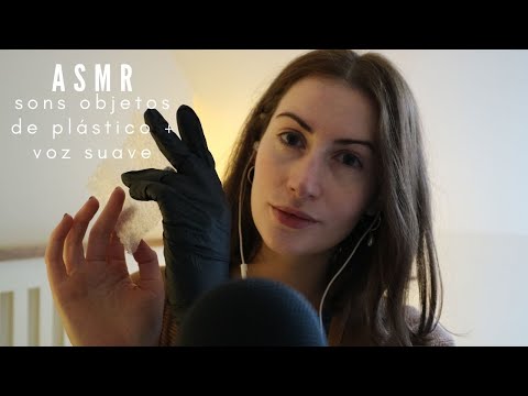 ASMR - PRA DAR SONO - EM PORTUGUÊS - SONS DE OBJETOS DE PLÁSTICO | SOLANGE PRATA