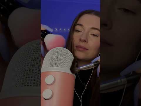 ASMR Mic & Soothing Face Brushing #asmr #relax #asmrrelaxation #tingles #triggersforsleep