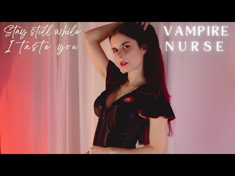ASMR Roleplay  - Your Nurse Is A Vampire (Personal Attention, Bites and Kisses)