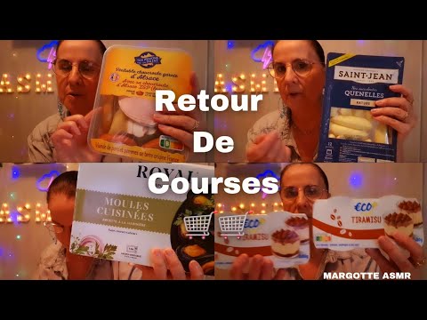 Asmr français Retour de courses "LECLERC"    🛒🛒🛒