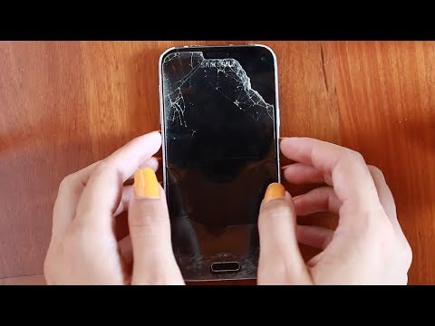 ASMR ITA What's on my (DESTROYED!) phone?