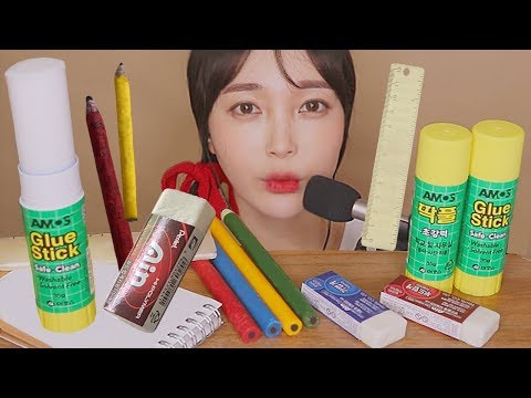 ASMR 학용품세트 먹방 EDIBLE SCHOOL SUPPLIES SET 食用学用品セット 食用学校用品