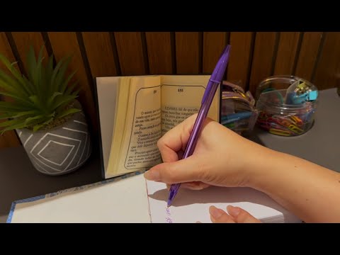 ASMR: FAZENDO VOCÊ DORMIR COM MINHA LEITURA PERTINHO DO SEU OUVIDO