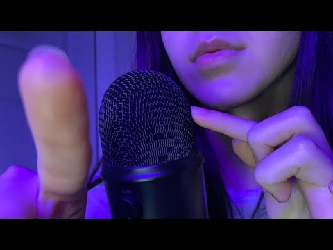 [ASMR - Whisper]🎙Gentle mic touching + tingly whispers🎙