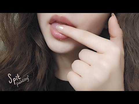 ASMR: Spit Painting YOUR FACE 🫵🏻 • no talking • my favorite #asmr 6