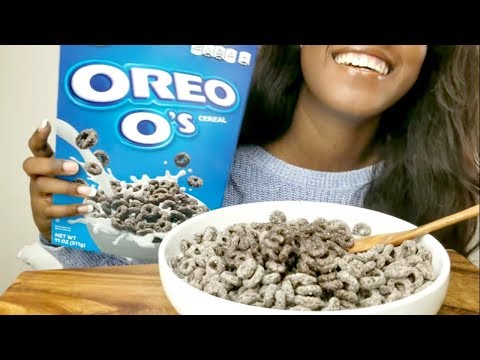 Oreo Has A Cereal!? OREO O's CEREAL!/ ASMR CRUNCHY Eating Sounds / NO TALKING