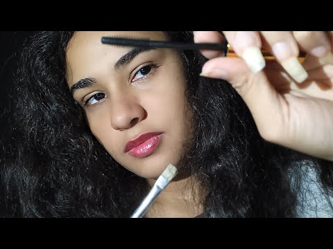 ASMR CLÍNICA CLANDESTINA FAZENDO SUA SOBRANCELHA #asmr #roleplay #sonsdeboca #trigger #viral