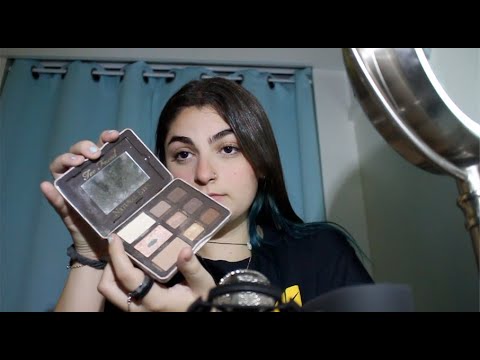 asmr doing my makeup (no talking)