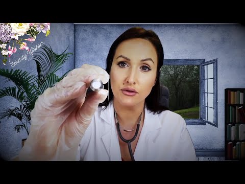 ASMR 1 Hour Cranial Nerve Exam Detailed 😴Personal Attention