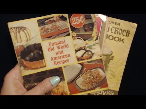 ASMR ~ Whispered Reading of Recipes (w/Pointer)